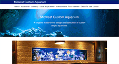 Desktop Screenshot of midwestcustomaquariums.com